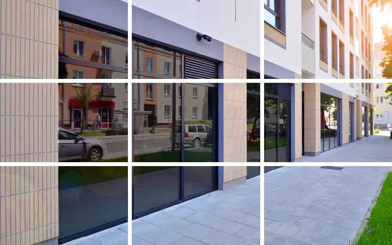 Commercial shopfront window tinting